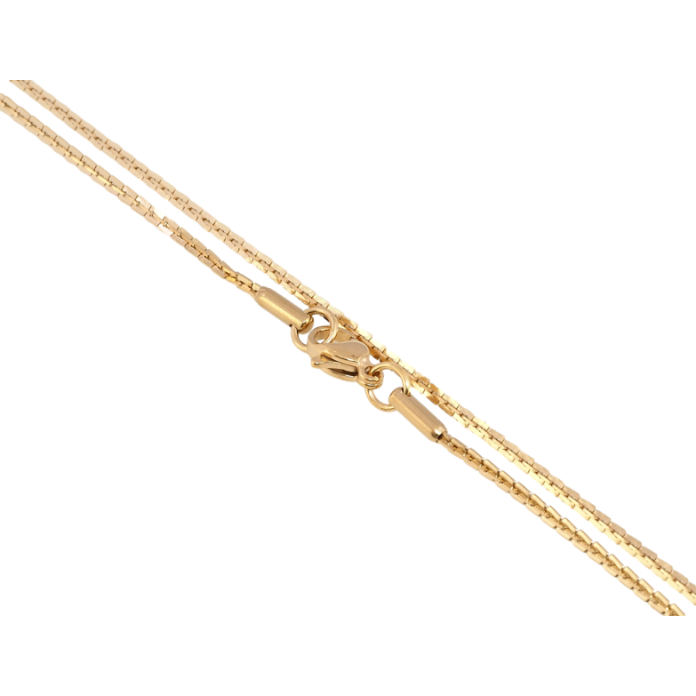 Ланцюжок Xuping ТТМ Stainless Steel колір 18K Плетіння Якірне довжина 45см х 2мм фото №1 Ланцюжок Xuping ТТМ Stainless Steel колір 18K Плетіння Якірне довжина 45см х 2мм фото №1