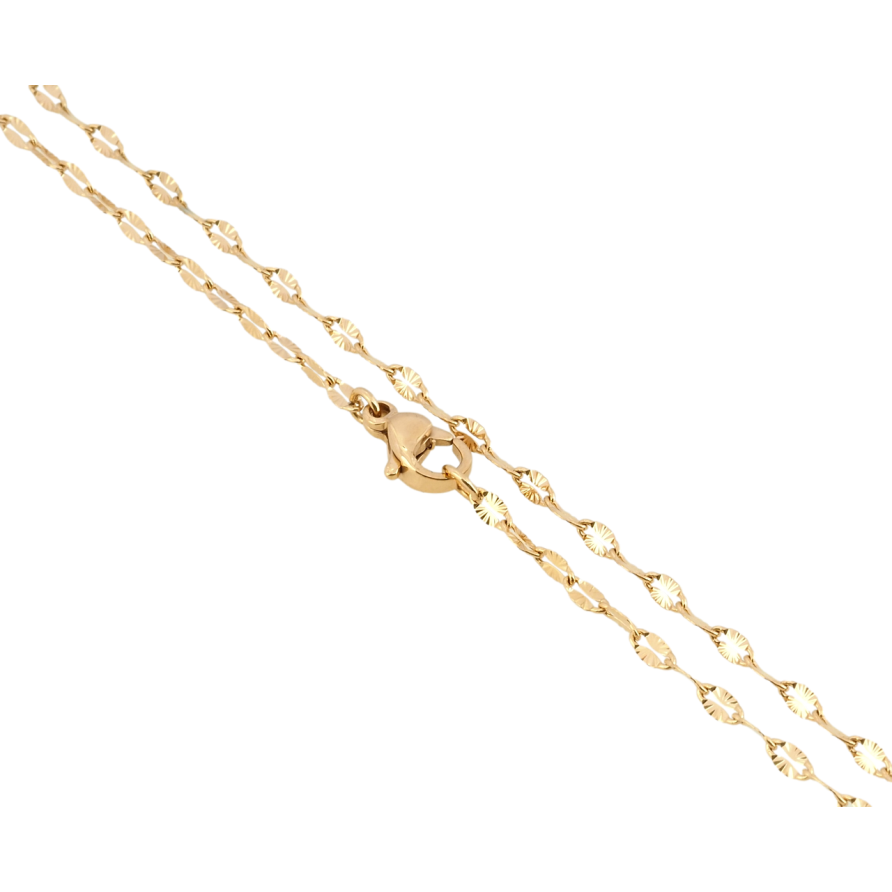 Цепочка Xuping ТТМ Stainless Steel цвет 18K Плетение Якорное декоративное длина 45см х 2мм фото №1