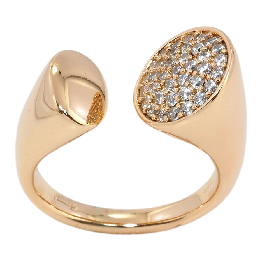 Кольцо Xuping Позолота 18K Инкрустация цирконием фото №1 Кольцо Xuping Позолота 18K Инкрустация цирконием фото №1