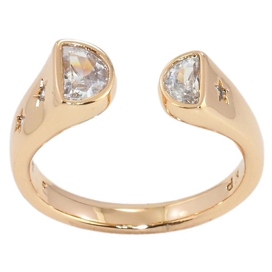 Кольцо Xuping Позолота 18K Вставки фианиты фото №1 Кольцо Xuping Позолота 18K Вставки фианиты фото №1