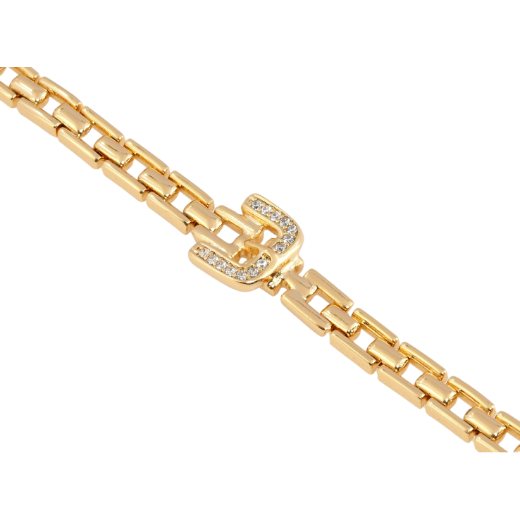 Браслет Xuping Позолота 18K Ремешок длина 17.5см х 4мм фото №11