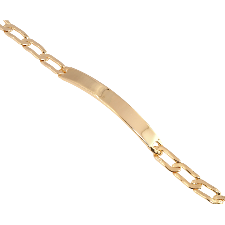Браслет Xuping Позолота 18K Ланцюжок із вставкою довжина 20.5см х 6мм фото №15 Браслет Xuping Позолота 18K Ланцюжок із вставкою довжина 20.5см х 6мм фото №15