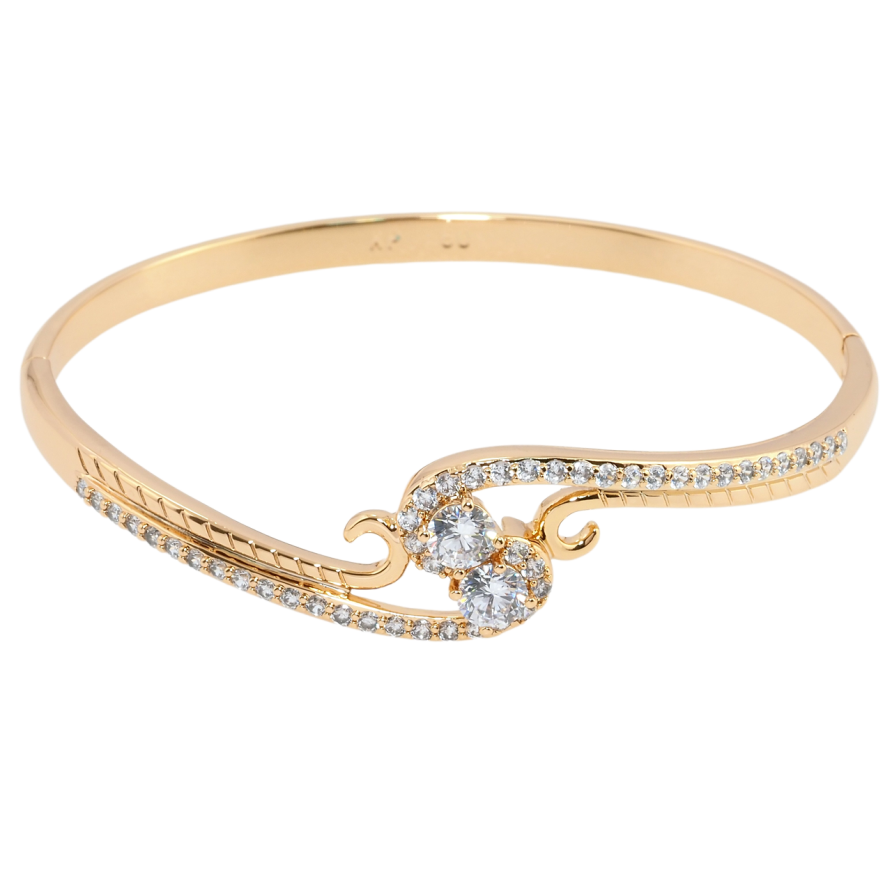 Браслет Xuping Позолота 18K Ніжність ø 6см фото №1