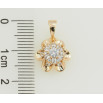 Кулон Xuping Позолота 18K Цветок с цирконием для цепочки до 5мм фото №2 Кулон Xuping Позолота 18K Цветок с цирконием для цепочки до 5мм фото №2