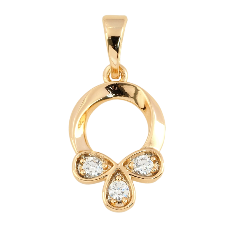 Кулон Xuping Позолота 18K Декоративный с цирконием для цепочки до 5мм фото №1 Кулон Xuping Позолота 18K Декоративный с цирконием для цепочки до 5мм фото №1