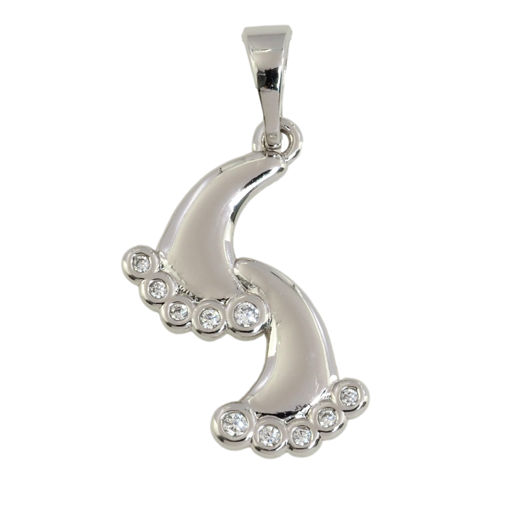 Кулон Xuping Родій Сліди для ланцюжка до 5мм фото №22