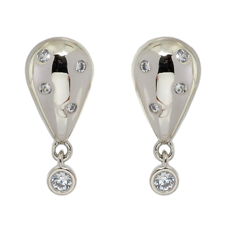 Сережки Xuping Родій пусети Декоративні підвіски з цирконієм фото №22 Сережки Xuping Родій пусети Декоративні підвіски з цирконієм фото №22