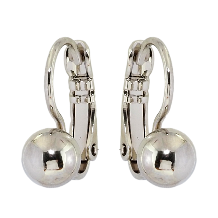 Серьги Xuping Родий французский замок Шарики ø 6мм фото №3 Серьги Xuping Родий французский замок Шарики ø 6мм фото №3