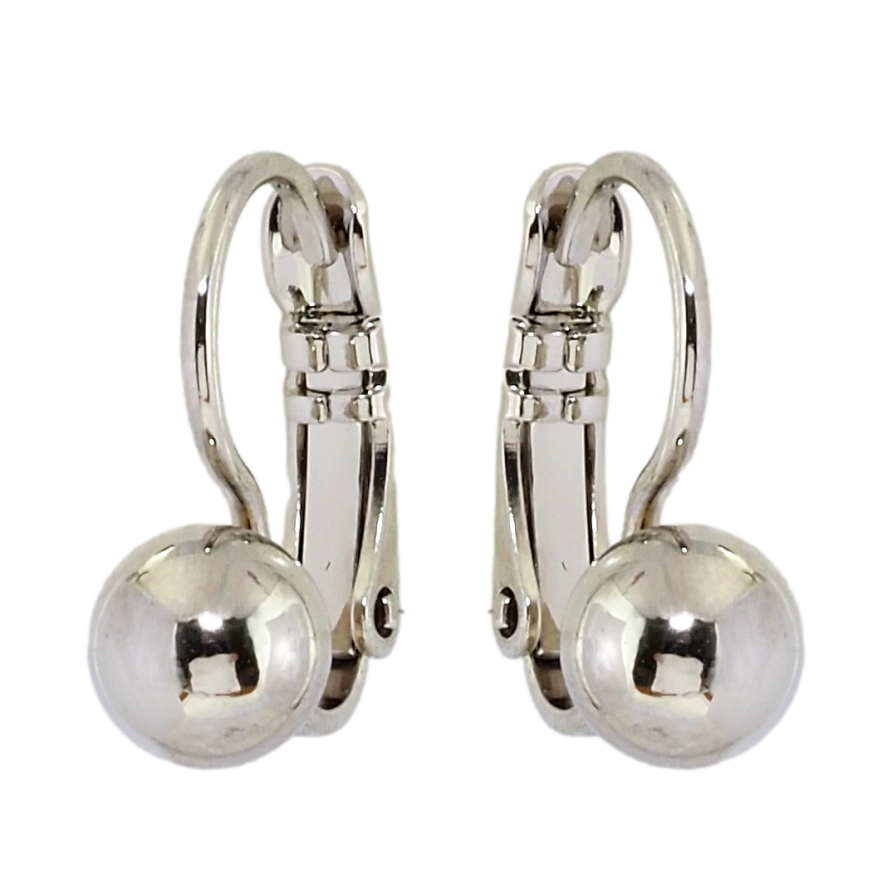 Сережки Xuping Родій французький замок Кульки ø 6мм фото №1 Сережки Xuping Родій французький замок Кульки ø 6мм фото №1