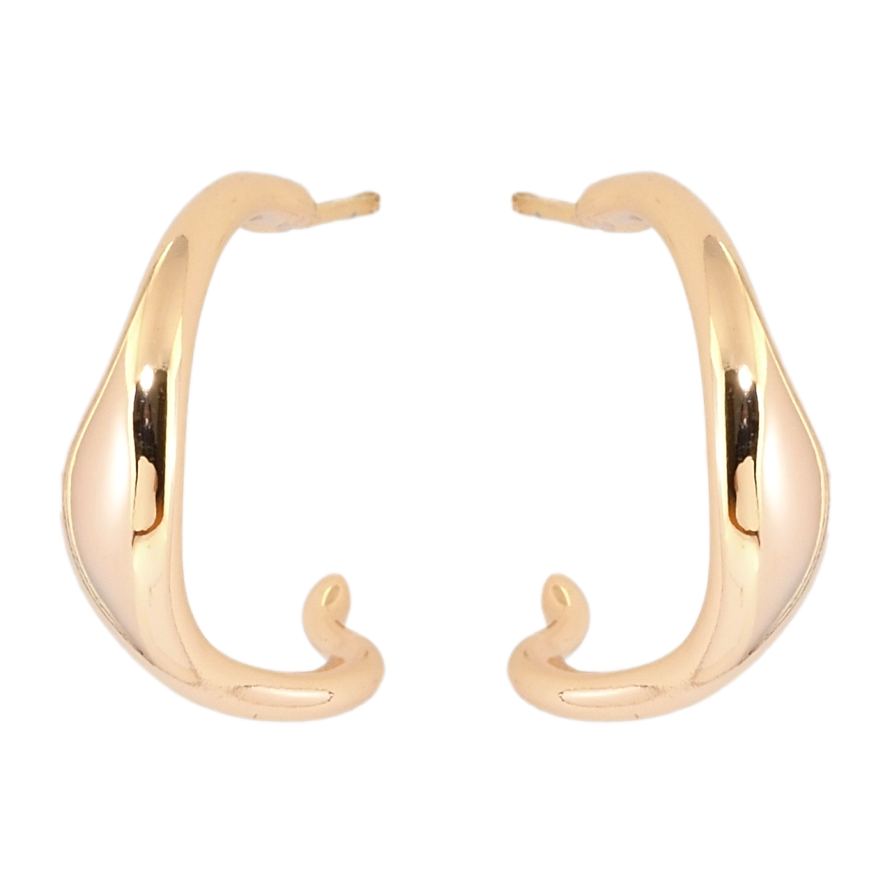 Сережки Xuping Позолота 18K пусети Фігурні дуги фото №1