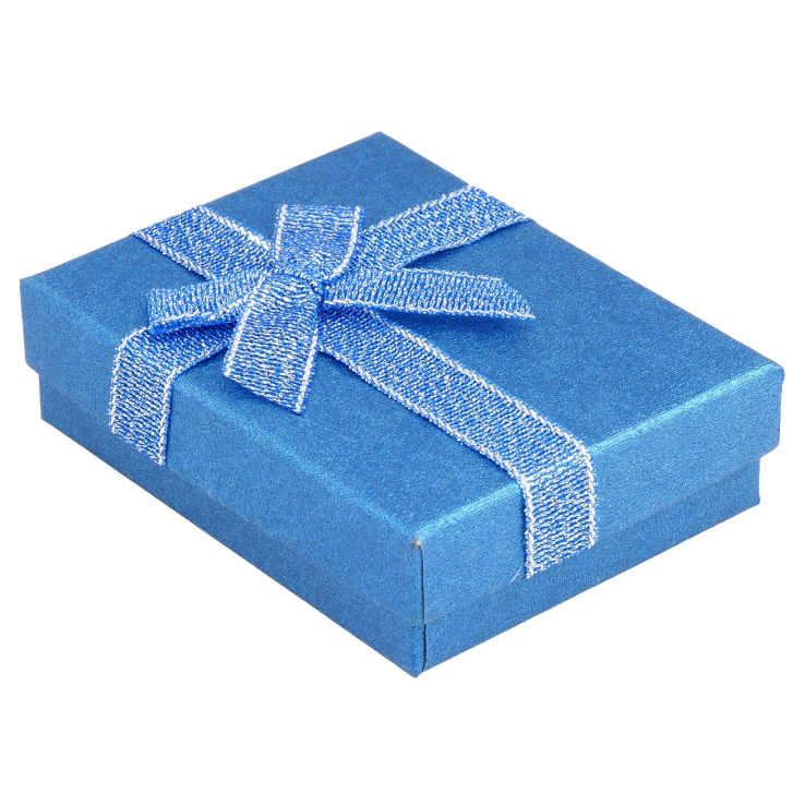 Подарочная коробка с бантом Универсальная (Кольцо, Кулон, Серьги) Размер 7х9см, h= 2.5см цена за 1 шт. фото №13