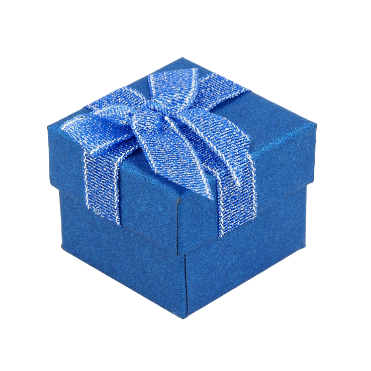 Подарочная коробка с бантом Под кольцо Размер 4.5х4.5см, h= 4см фото №16