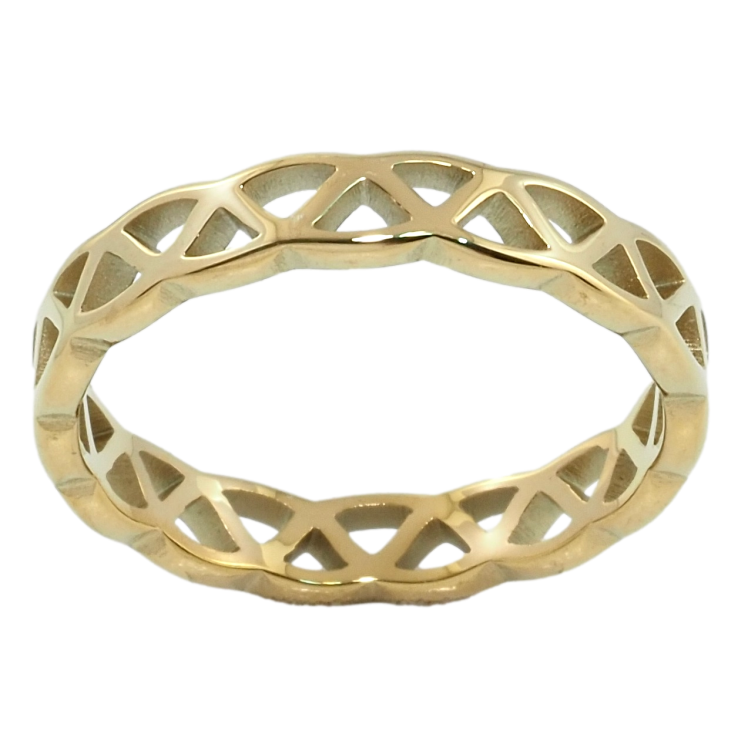 Кольцо Xuping TTM Stainless Steel Цвет 14К Резной орнамент фото №22 Кольцо Xuping TTM Stainless Steel Цвет 14К Резной орнамент фото №22