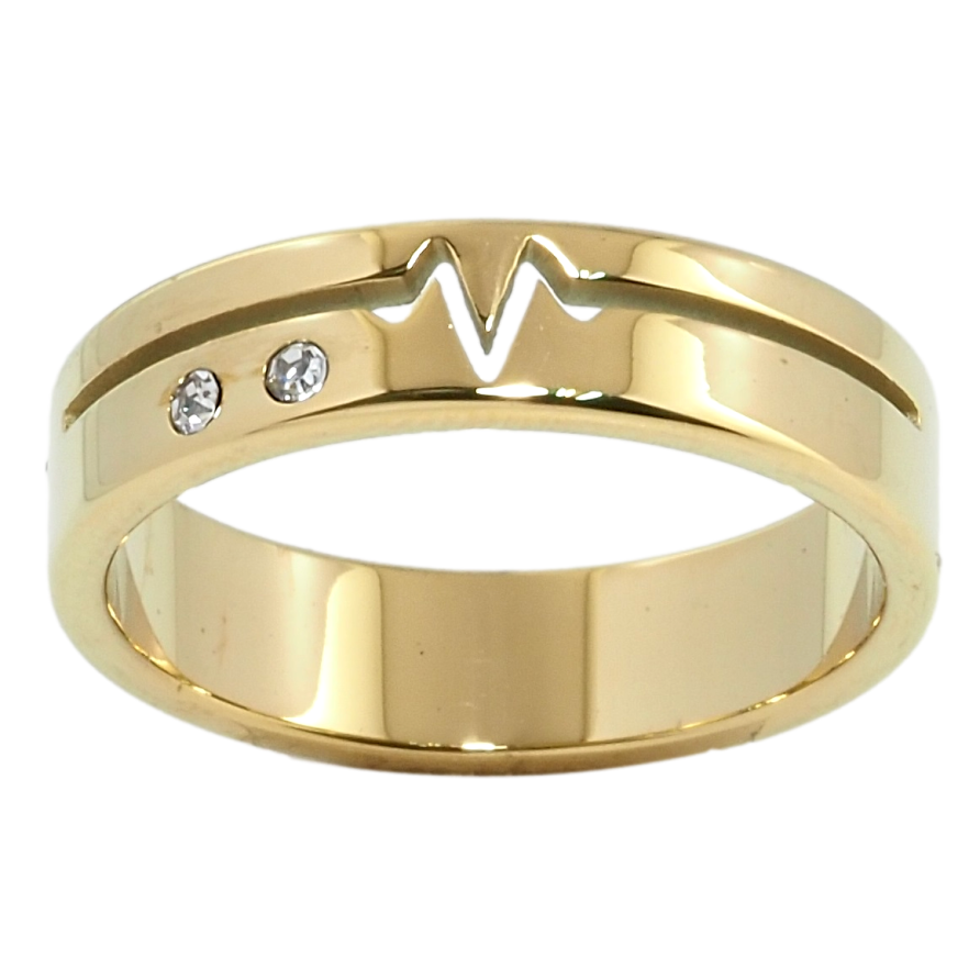 Кольцо Xuping TTM Stainless Steel Цвет 14К Декоративный орнамент с цирконием фото №1 Кольцо Xuping TTM Stainless Steel Цвет 14К Декоративный орнамент с цирконием фото №1