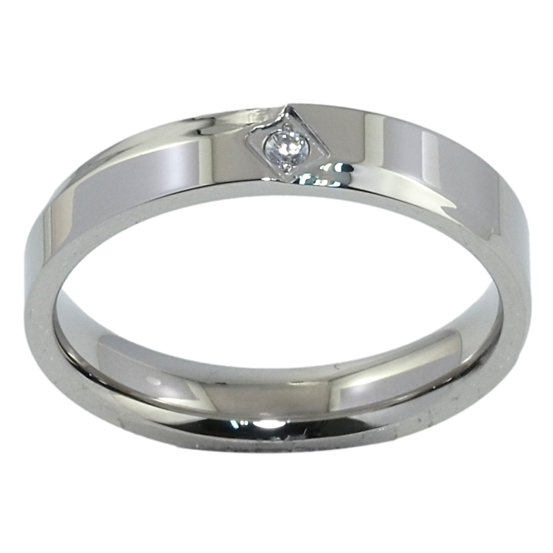 Кольцо Xuping TTM Stainless Steel Цвет Родий Вставка цирконий фото №1 Кольцо Xuping TTM Stainless Steel Цвет Родий Вставка цирконий фото №1