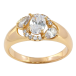 Кольцо Xuping Позолота 18K Россыпь кристаллов фото №1 Кольцо Xuping Позолота 18K Россыпь кристаллов фото №1