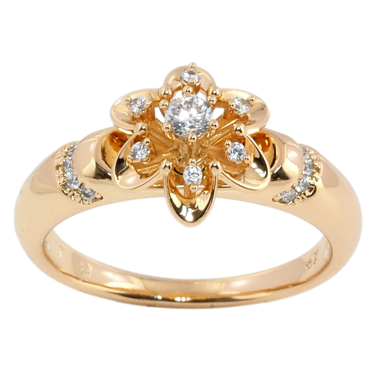 Кольцо Xuping Позолота 18K Цветок фото №1