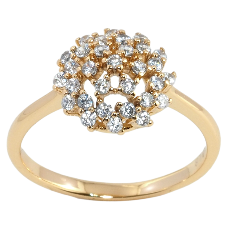 Кольцо Xuping Позолота 18K Инкрустация цирконием фото №19 Кольцо Xuping Позолота 18K Инкрустация цирконием фото №19