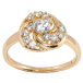 Кольцо Xuping Позолота 18K Купол с цирконием фото №1 Кольцо Xuping Позолота 18K Купол с цирконием фото №1