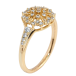 Кольцо Xuping Позолота 18K Декоративный купол с цирконием фото №2 Кольцо Xuping Позолота 18K Декоративный купол с цирконием фото №2