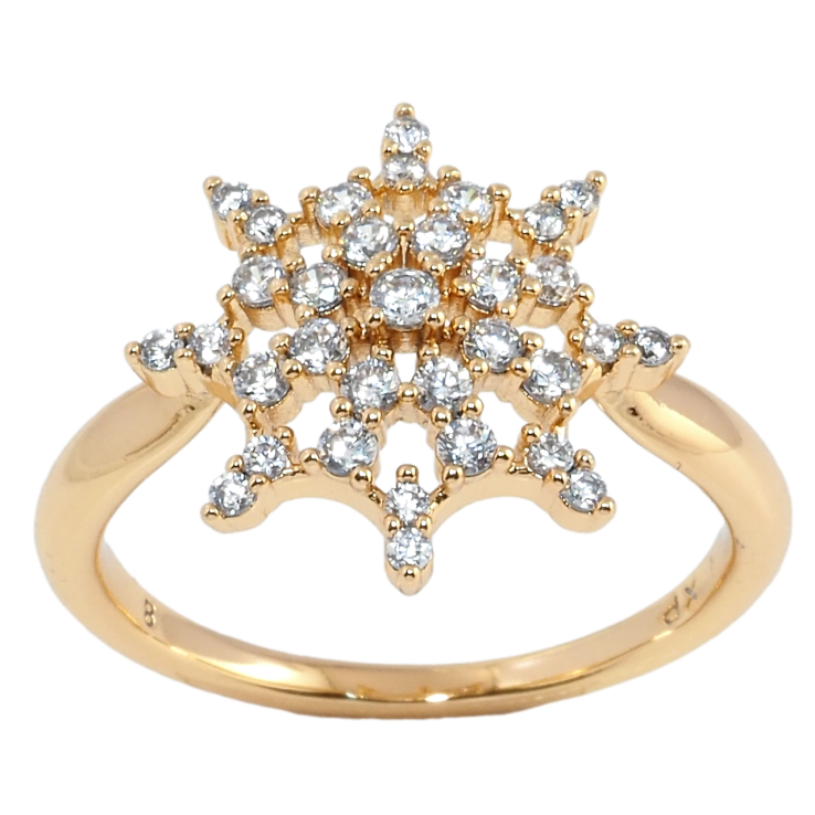 Кольцо Xuping Позолота 18K Звезда с цирконием фото №14 Кольцо Xuping Позолота 18K Звезда с цирконием фото №14