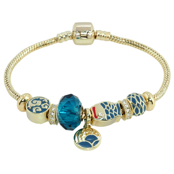 Браслет Xuping QQMM Позолота 14K В стиле Pandora Ювелирный шнур с декоративными бусинами длина 18см х 3мм фото №19 Браслет Xuping QQMM Позолота 14K В стиле Pandora Ювелирный шнур с декоративными бусинами длина 18см х 3мм фото №19