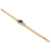 Браслет Xuping Позолота 18K Дорожка шариков с вставкой черный фианит длина с доп.замком 17,19см х 6мм фото №2 Браслет Xuping Позолота 18K Дорожка шариков с вставкой черный фианит длина с доп.замком 17,19см х 6мм фото №2