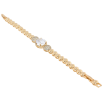 Браслет Xuping Позолота 18K Доріжка кульок із вставкою фіаніт довжина з дод. замком 17,19см х 6мм фото №2 Браслет Xuping Позолота 18K Доріжка кульок із вставкою фіаніт довжина з дод. замком 17,19см х 6мм фото №2