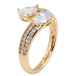 Кольцо Xuping Позолота 18K Фианиты на дужках с цирконием фото №2 Кольцо Xuping Позолота 18K Фианиты на дужках с цирконием фото №2