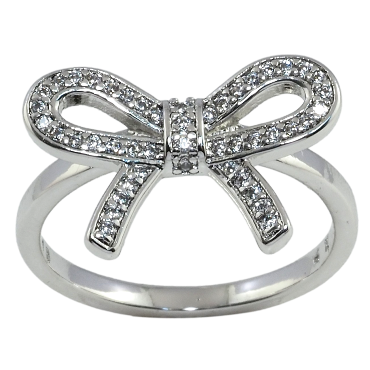 Кольцо Xuping Родий Бант фото №17 Кольцо Xuping Родий Бант фото №17