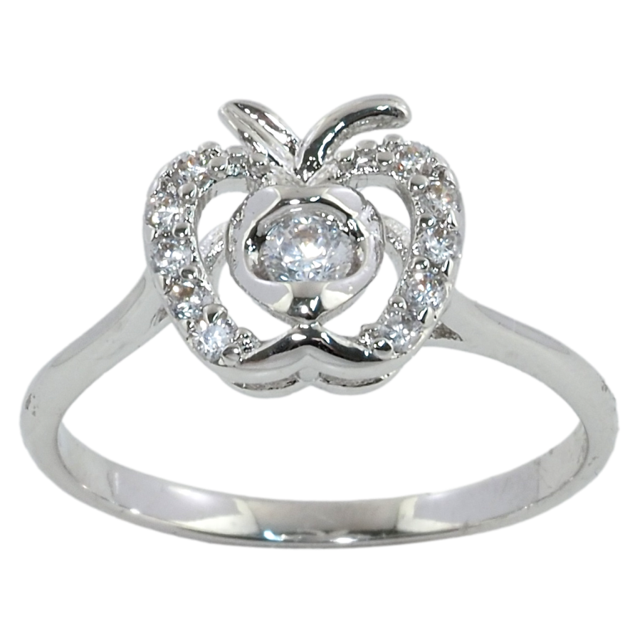 Кольцо Xuping Родий Яблочко фото №1 Кольцо Xuping Родий Яблочко фото №1