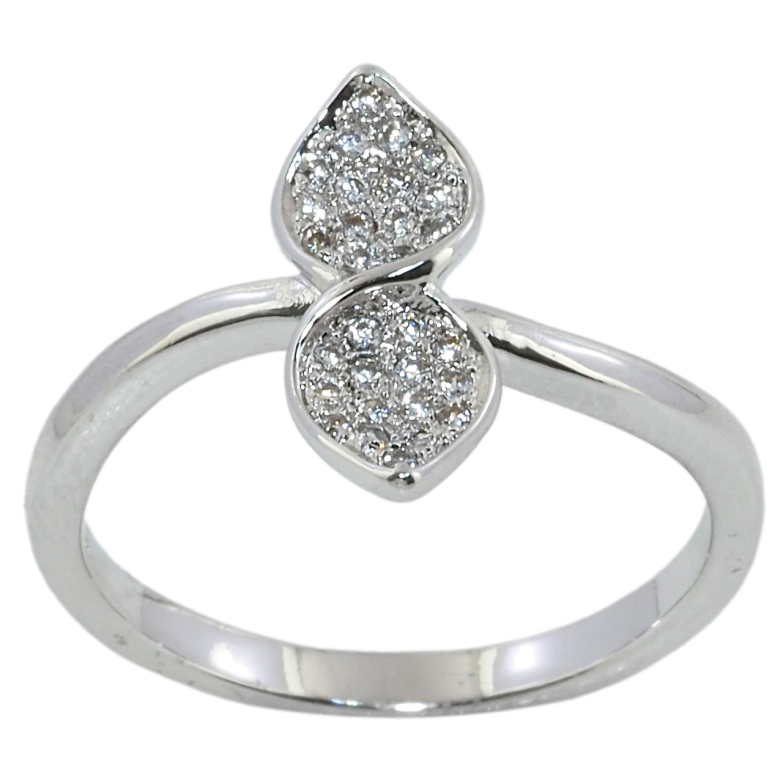 Каблучка Xuping Родій Два Загострені Пелюстки фото №1