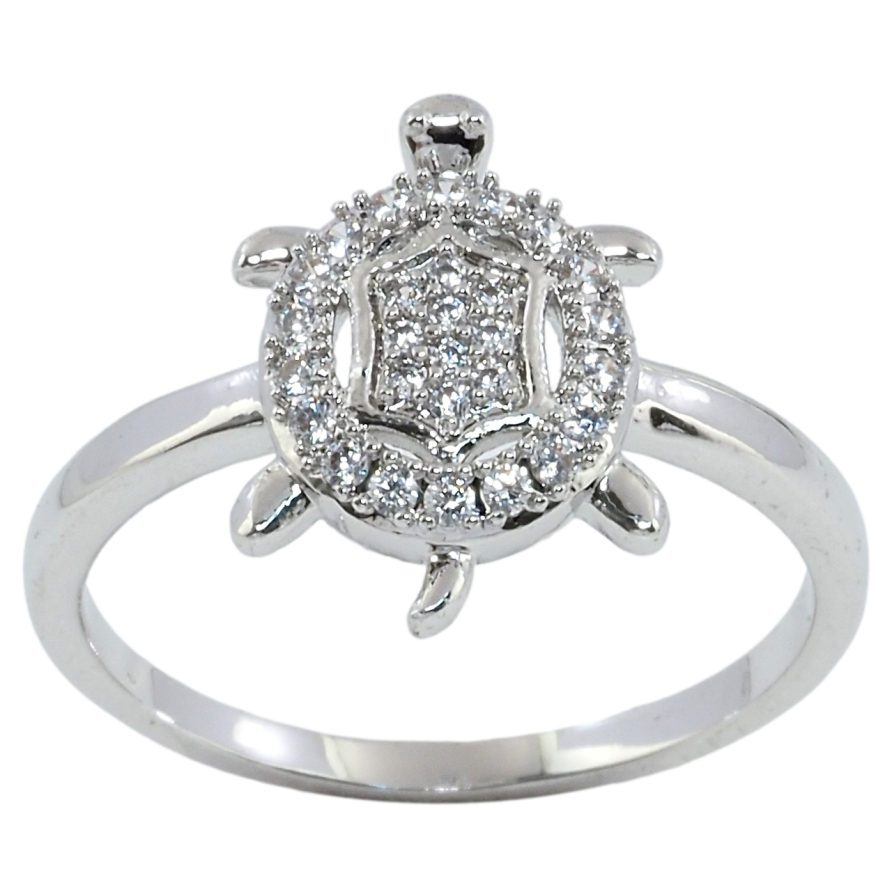 Каблучка Xuping Родій Черепашка фото №1 Каблучка Xuping Родій Черепашка фото №1