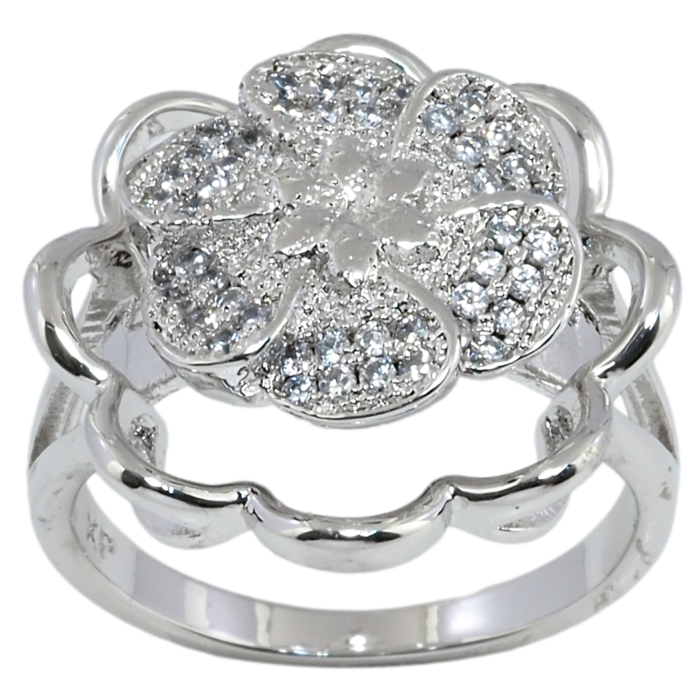 Каблучка Xuping Родій Квітка, що крутиться фото №1