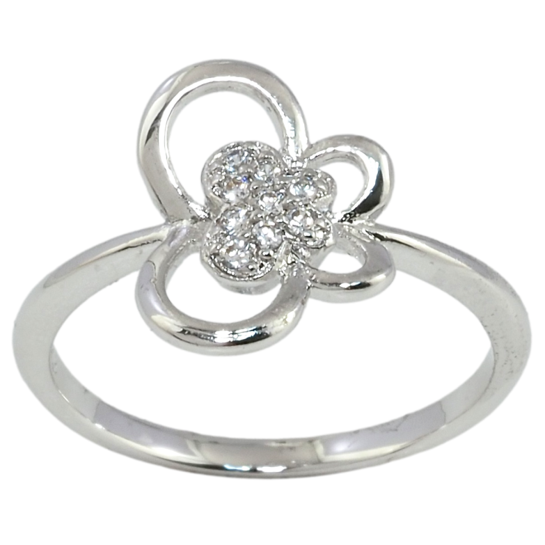 Кольцо Xuping Родий Бабочка фото №1 Кольцо Xuping Родий Бабочка фото №1