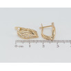 Серьги Xuping Позолота 18K английский замок Резные листочки фото №2 Серьги Xuping Позолота 18K английский замок Резные листочки фото №2