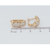 Серьги Xuping Позолота 18K английский замок Декоративный узор с инкрустацией цирконием фото №2