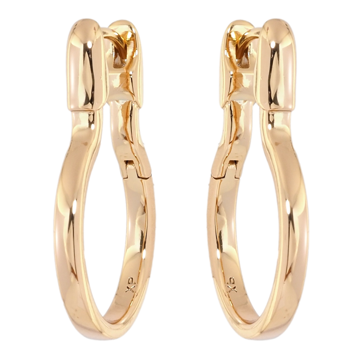 Серьги Xuping Позолота 18K колечки Фигурные фото №3
