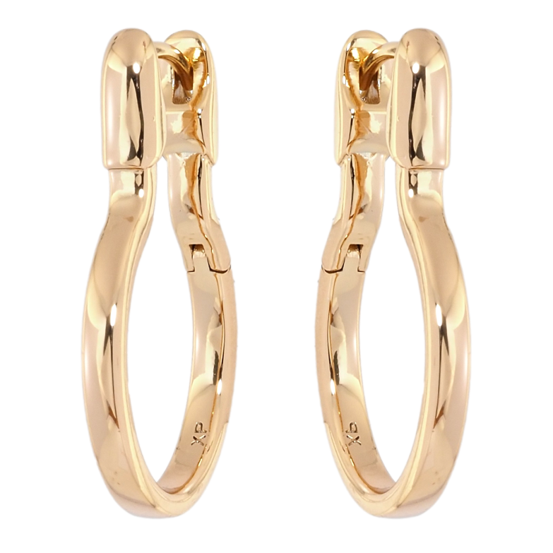 Сережки Xuping Позолота 18K колечка Фігурні фото №1
