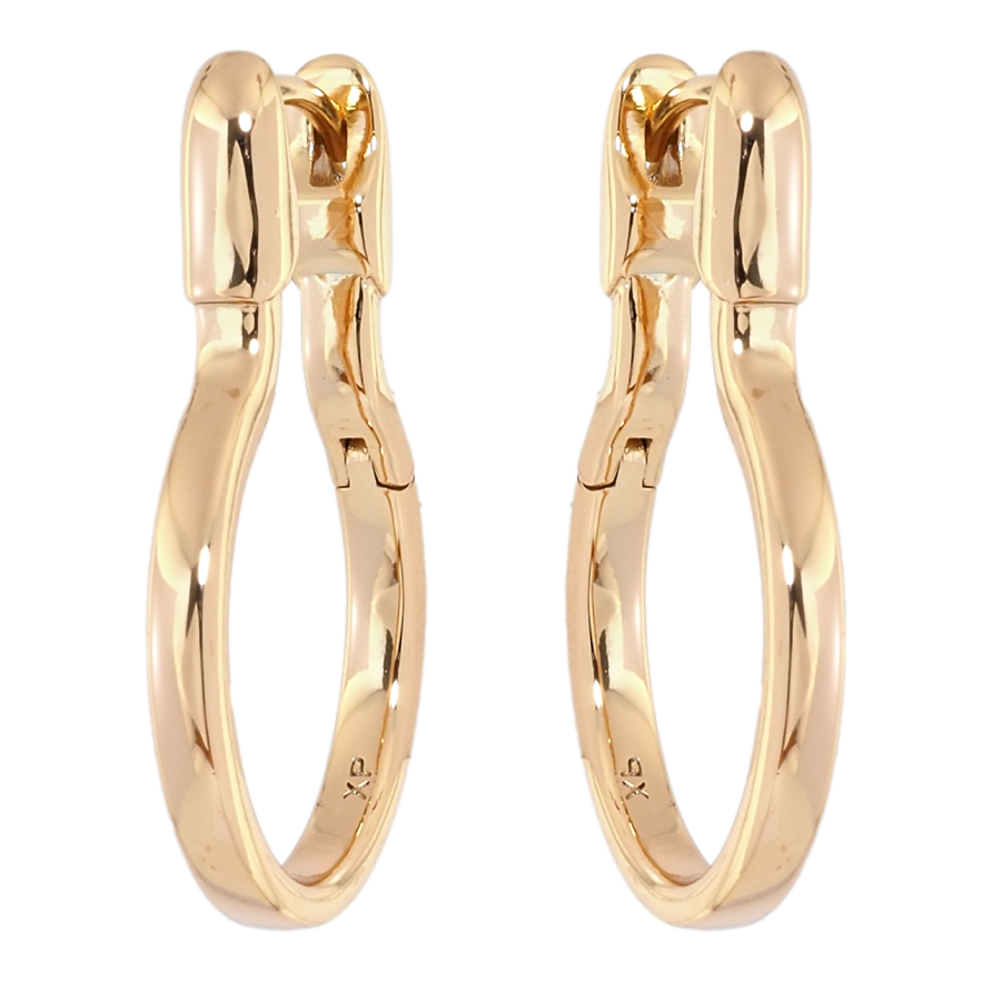 Сережки Xuping Позолота 18K колечка Фігурні фото №1
