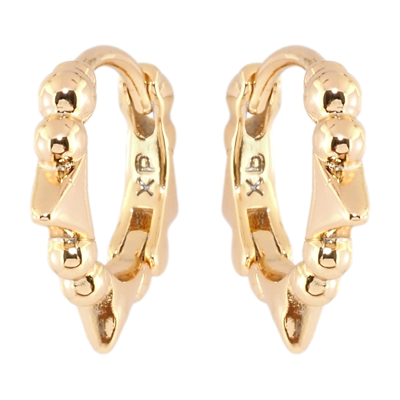 Серьги Xuping Позолота 18K колечки Декоративный орнамент фото №1