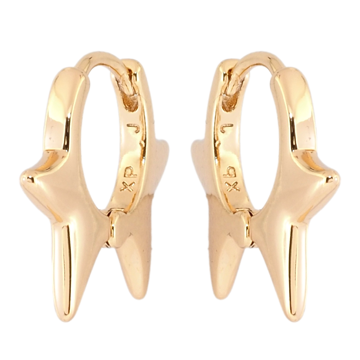 Серьги Xuping Позолота 18K колечки Декоративные фото №12