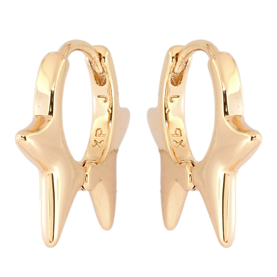 Серьги Xuping Позолота 18K колечки Декоративные фото №1