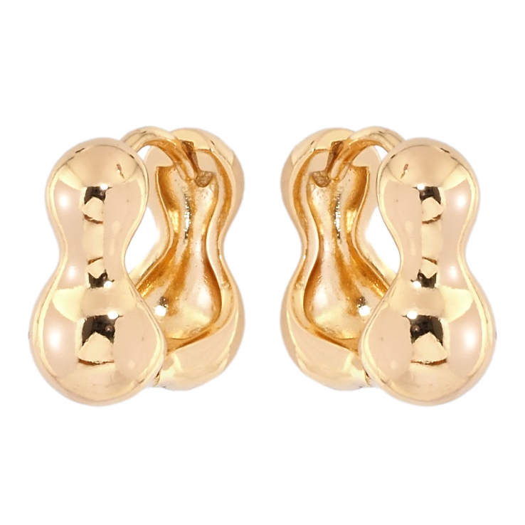 Серьги Xuping Позолота 18K колечки Фигурные фото №6