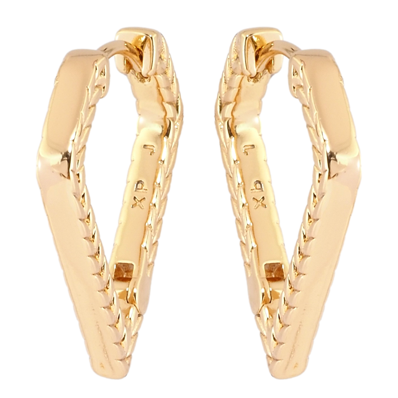 Сережки Xuping Позолота 18K колечка Фігурні фото №1