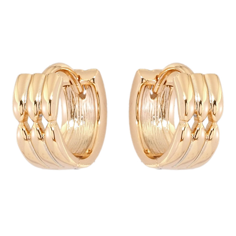 Серьги Xuping Позолота 18K колечки Декоративный орнамент фото №5