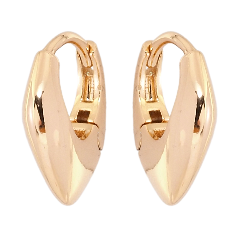 Серьги Xuping Позолота 18K колечки Декоративные фото №1