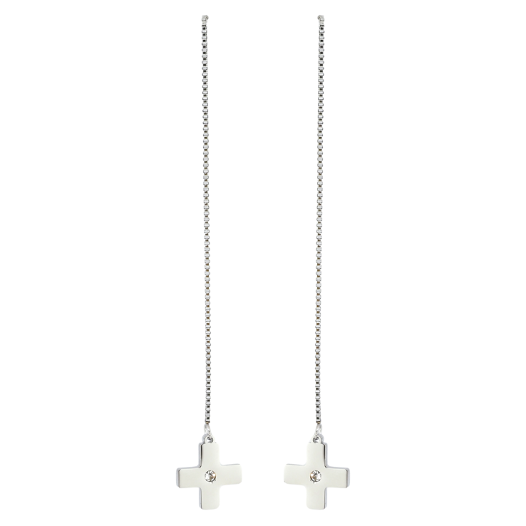 Серьги Xuping TTM Stainless Steel цвет Родий пусеты Подвески крестики фото №23 Серьги Xuping TTM Stainless Steel цвет Родий пусеты Подвески крестики фото №23