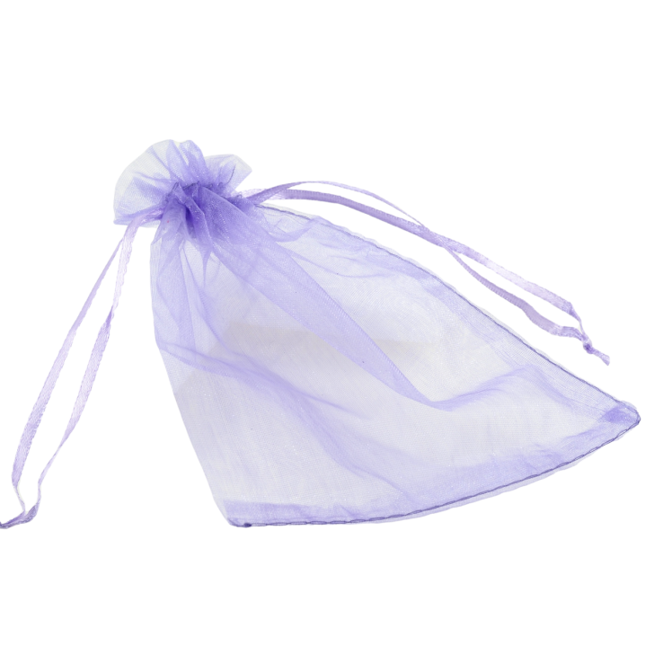Мішечок подарунковий з органзи Бузковий розмір 12х17см ціна за 1 шт. фото №11