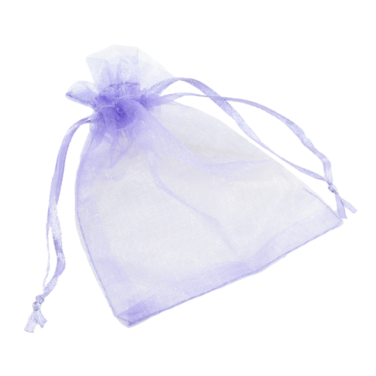 Мішечок подарунковий з органзи Бузковий розмір 9х12см ціна за 1 шт. фото №10